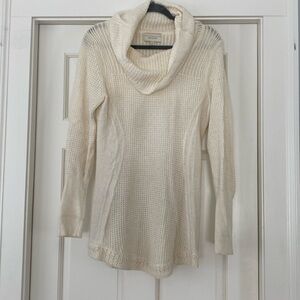 Anthropologie Cream Sweater